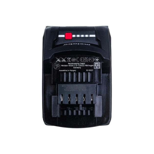 Акумулятор до електроінструменту Metabo LIHD 18V, 8Ah, 0.98кг (625369000) - picture 5