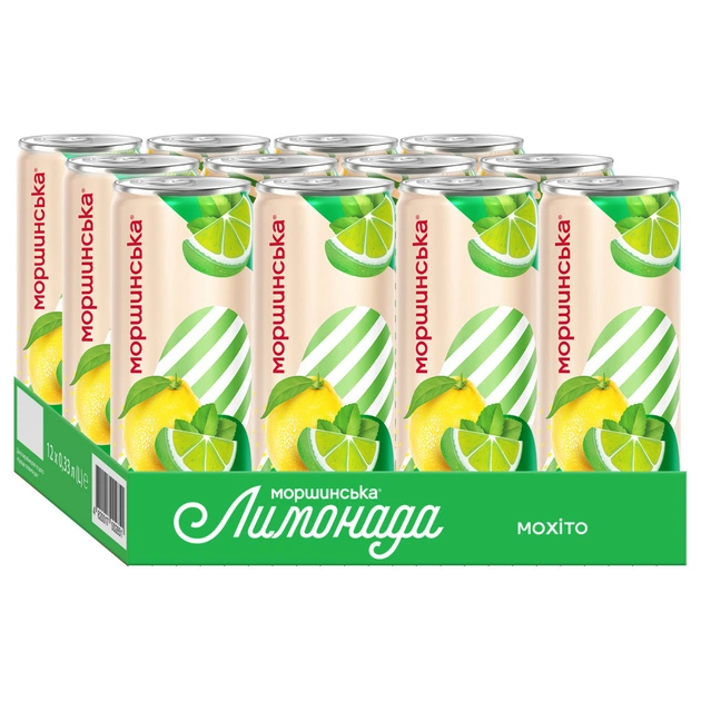 Напій Моршинська соковмісний Лимонада зі смаком Мохіто 0.33 л (4820017003049) - picture 6