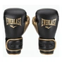 Боксерские перчатки Everlast PowerLock Boxing Training Gloves P00002661 чорний, золотий 10 унцій (009283611965) - уменьшенное изображение 3