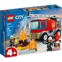 Конструктор LEGO City Fire Пожежна вантажівка з драбиною 88 деталей (60280) - зменшене зображення 1