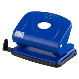 Діркопробивач Buromax metal, 20sheets, blue (BM.4037-02) зображення 1