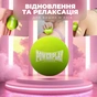 Масажний м'яч PowerPlay PP-4354 Silicone Lacrosse Ball (6.3см) Зелений (PP-4354_Green) - зменшене зображення 6