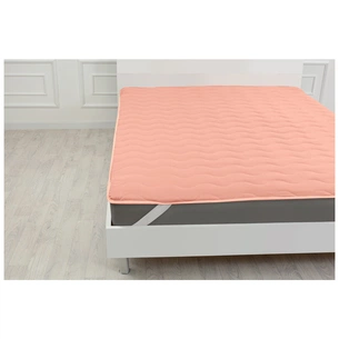 Наматрацник MirSon №1761 Eco Light Coral Silk на гумці в кутках 80x200 см (2200003711998) зображення 1