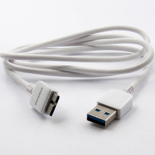Дата кабель USB 3.0 AM to Micro B 1.0m white Dengos (PLS-USB3-TB-WHITE) зображення 1