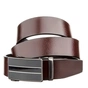 Ремінь Vintage З автоматичною пряжкою Коричневий (20210) - зменшене зображення 2