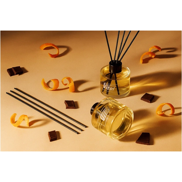 Ароматизатор для автомобіля VITOL Home Sticks Orangettes au Chocolat 130 мл (VHS05) - picture 9