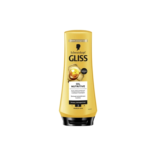 Кондиционер для волос Gliss Oil Nutritive Balsam Питательный 200 мл (9000100398572) - изображение 4
