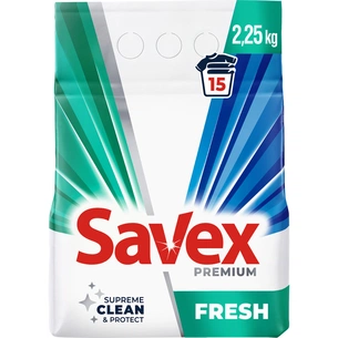 Пральний порошок Savex Premium Fresh 2.25 кг (3800024047909) зображення 1
