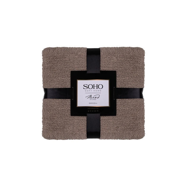 Плед Soho флісовий 200x230 см Pattern gray (1004К) - изображение 1