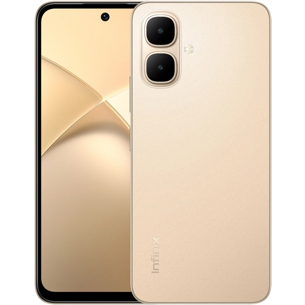 Мобільний телефон Infinix Smart 10 4/128Gb Twilight Gold (4894947090936) - зображення 1