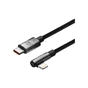 Дата кабель USB-C to Lightning 1.0m 20W 90° corner black Baseus (CAVP000201) - уменьшенное изображение 3