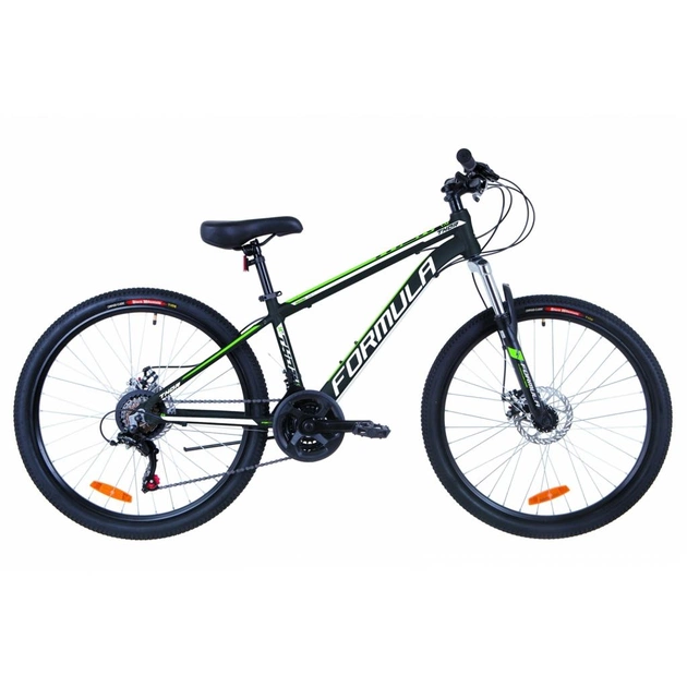 Велосипед Formula 26" THOR 1.0 AM DD рама-14" 2019 чорно-зелений (OPS-FR-26-321) - изображение 1