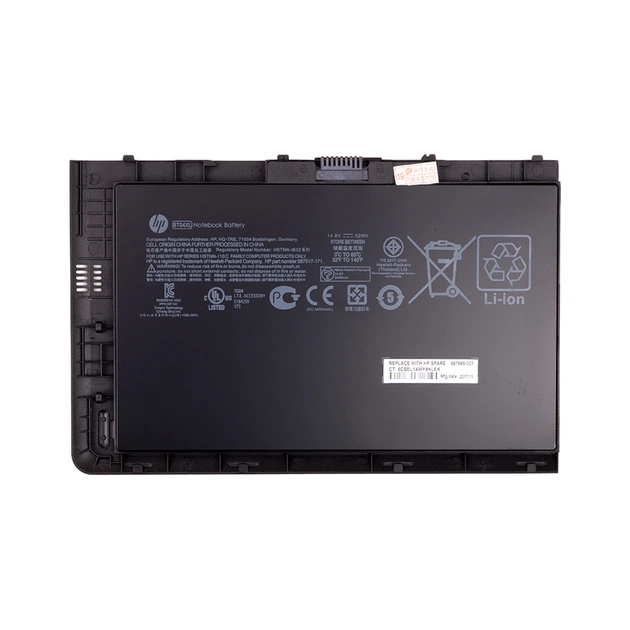 Акумулятор до ноутбука PowerPlant HP EliteBook Folio 9470m (BT04XL, HP9470PB) 14.8V 52Wh (NB461226) - изображение 1