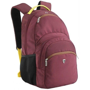 Рюкзак для ноутбука Sumdex 16" PON-391 burgundy-yellow (PON-391OR) зображення 1