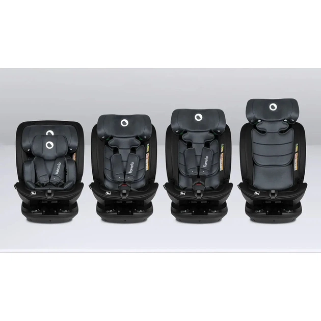 Автокрісло Lionelo Bastiaan RWF i-Size Grey Stone, чорно-сіре (LO-BASTIAAN RWF I-SIZE GREY STONE) - picture 7