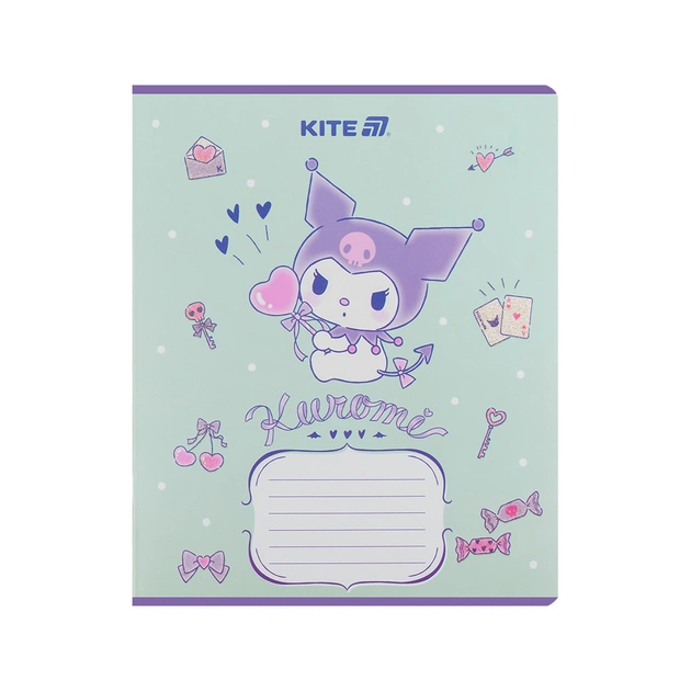 Тетрадь Kite Kuromi, 12 листов, линия (HK25-234-2) - изображение 10