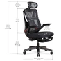 Офісне крісло Mealux Black Red (HF-G30 F/RB) - зменшене зображення 2