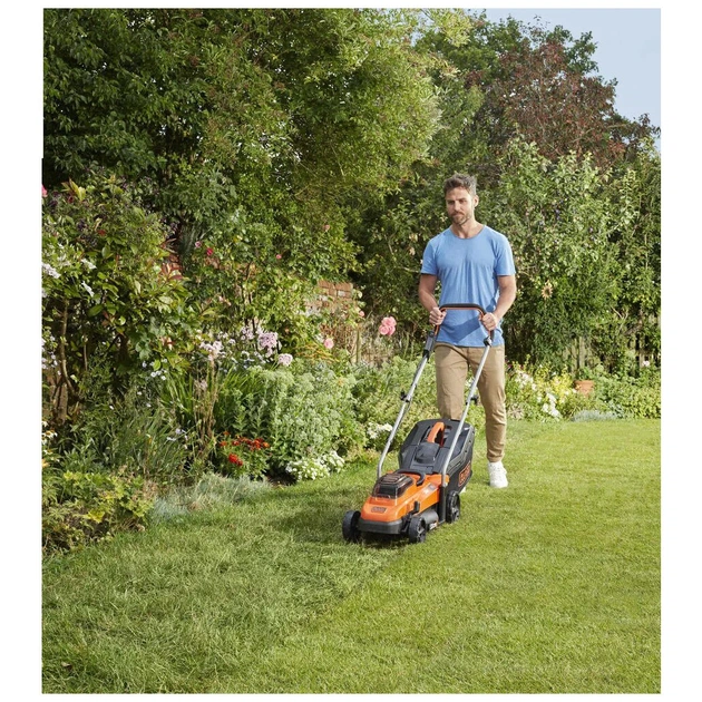 Газонокосарка Black&Decker акумуляторна 36 В, 2.5 Ач, 32 см, 2 АКБ та ЗП (BCMW3336L2) - picture 10