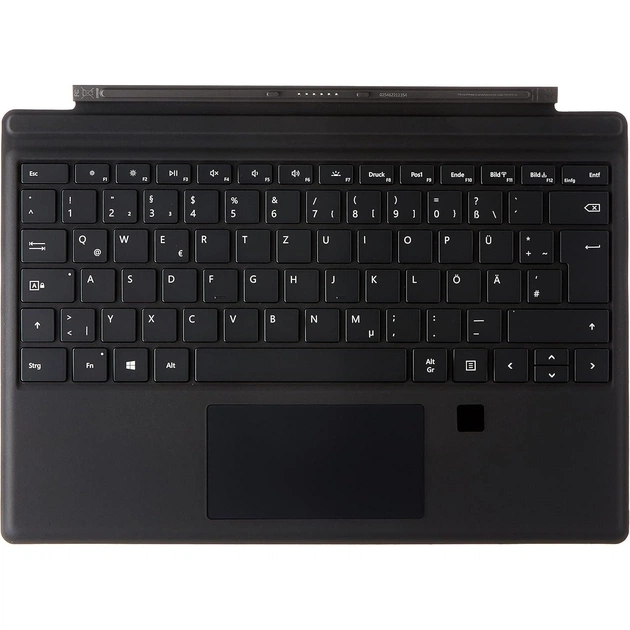 Клавiатура Microsoft Surface Pro 1755 Type Cover with Fingerprint ID Black (GKG-00021) - зображення 1