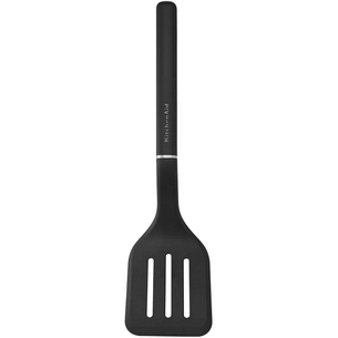 Лопатка кухонная KitchenAid Classic з прорізами 34 см чорний (KHH002OHOBEG) изображение 1
