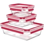 Харчовий контейнер Tefal Master Seal, Набір 3шт, жаростійке скло, прозорий (N1050910) - зменшене зображення 1