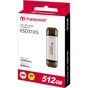 Накопичувач SSD USB Type-C 512GB ESD300 Transcend (TS512GESD300S) - зменшене зображення 7