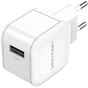 Зарядний пристрій Vention 1xUSB 18W QC3.0 White (FEKW0-EU) - зменшене зображення 1