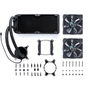 Система рідинного охолодження Fractal Design Celsius S24 Blackout (FD-WCU-CELSIUS-S24-BKO) - зменшене зображення 12