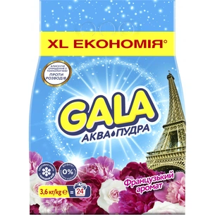 Пральний порошок Gala Аква-Пудра Французький аромат 3.6 кг (8006540519363) зображення 1