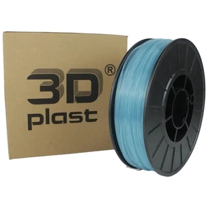 Пластик для 3D-принтера 3Dplast PLA 1.75мм, 0.85кг, transparently-blue (3DPLA17508CBU) зображення 1