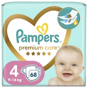 Підгузки Pampers Premium Care Maxi Розмір 4 (9-14 кг) 68 шт (8001841104959) зображення 1
