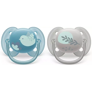 Пустушка Philips AVENT Ultra Soft ультрам'яка, 6-18 міс. 2 шт (SCF091/15) зображення 1