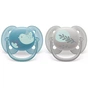 Пустушка Philips AVENT Ultra Soft ультрам'яка, 6-18 міс. 2 шт (SCF091/15) - зменшене зображення 1