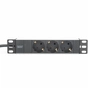 Силовий блок Digitus 10" 1U, 16A, 230V 3xSchuko, вилка Schuko (DN-95411) - уменьшенное изображение 2