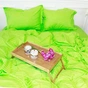 Постільна білизна MirSon Satin Stripe 30-0016 Light Green 143х210 Полуторна (2200005253649) - зменшене зображення 5