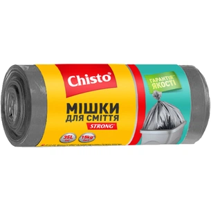Пакети для сміття Chisto Strong 35 л 30 шт. (4823098408031) зображення 1