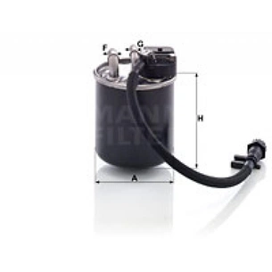 Фільтр паливний Mann WK820/19 зображення 1