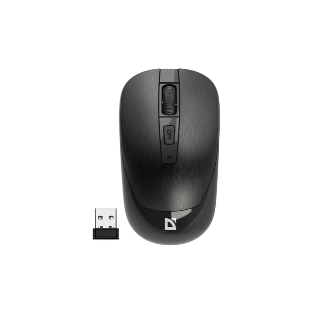 Мишка Defender Wave MM-995 Silent Wireless Black (52995) - зображення 1