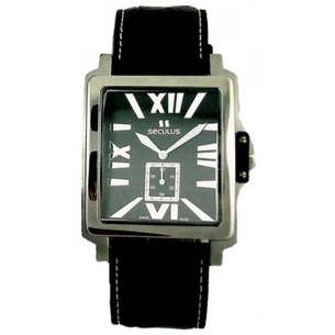 Наручний годинник Seculus 4492.1.1069 black-n, ss, black leather зображення 1