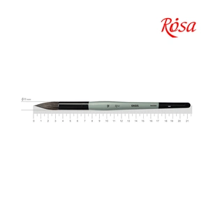 Пензлик для малювання Rosa Єнот круглий OASIS 188, № 12 (4823098516842) зображення 1
