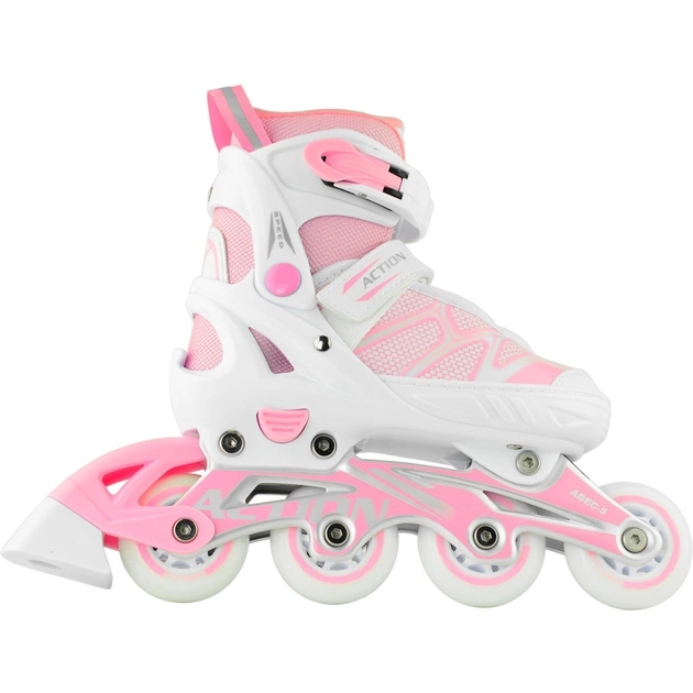 Роликові ковзани Action 2 в 1 Riply Рожеві 33-36 (153B5/2IN1PINK33-36) - зображення 5