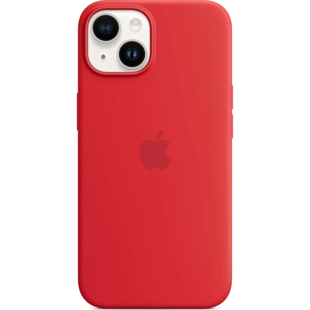 Чохол до мобільного телефона Apple iPhone 14 Plus Silicone Case with MagSafe - (PRODUCT)RED,Model A2911 (MPT63ZE/A) - изображение 1