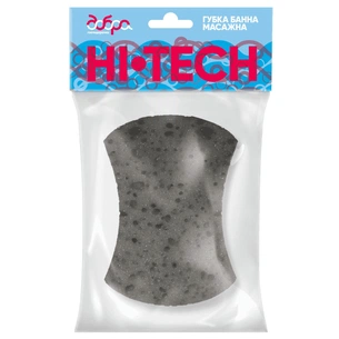Губка для купання Добра Господарочка масажна Hi-Tech 160 х 110/90 х 55 мм (4820086521567) изображение 1