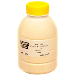 Тонер Tomoegawa HP LJ PRO CP1025/CP1215/CP5525 100g YELLOW Chemical (CGK-02Y-100) зображення 1