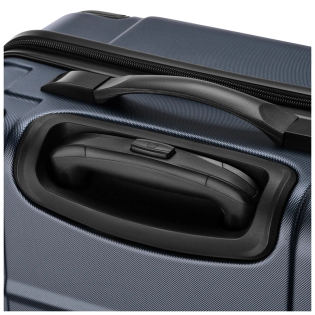 Валіза Wenger Amplar, мала, пластик, 4 колеса, синя (653144) - зображення 12