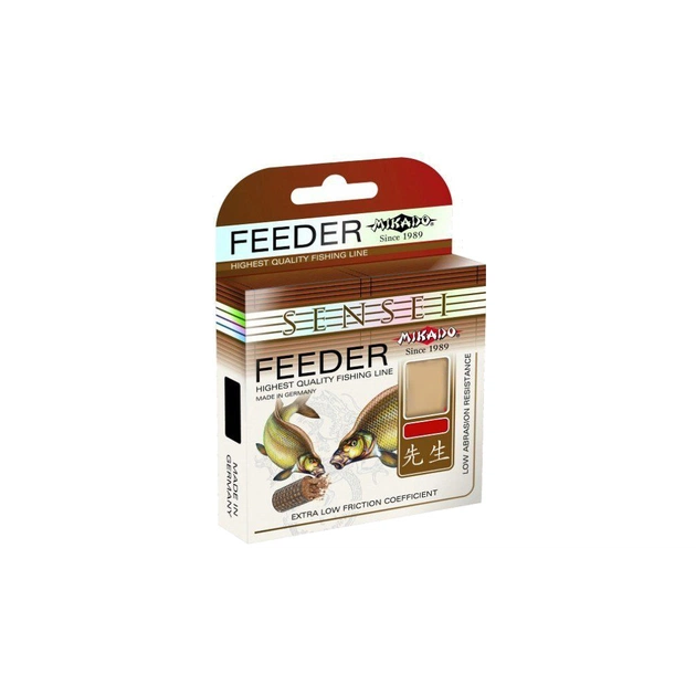 Волосінь Mikado Sensei Feeder 30 м 0,20 мм 6,0 кг Black (ZSFC-020) - зображення 1