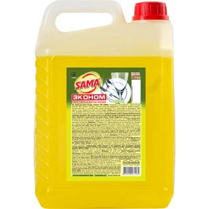 Засіб для ручного миття посуду Sama Лимон 5 л (4820020261184) зображення 1