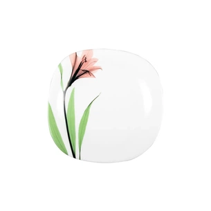 Тарілка Vittora Square Рожева Лілія 23 см Супова (V-230Spl) зображення 1