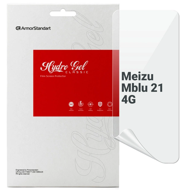 Пленка защитная Armorstandart hydrogel Meizu Mblu 21 4G (ARM88118) - изображение 1