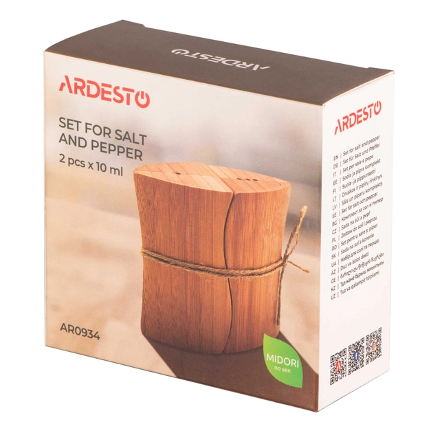 Набір для спецій Ardesto Midori, для солі та перцю 2 предмети, 10мл, 9.5х4х9см (AR0934) - picture 7